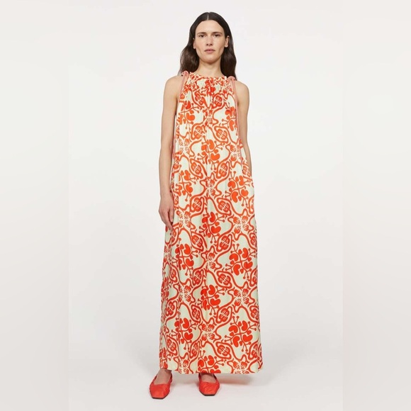 Rodebjer maxi dress unique beach runway Parisian revolve Ssense eclectic medium - Picture 1 of 9